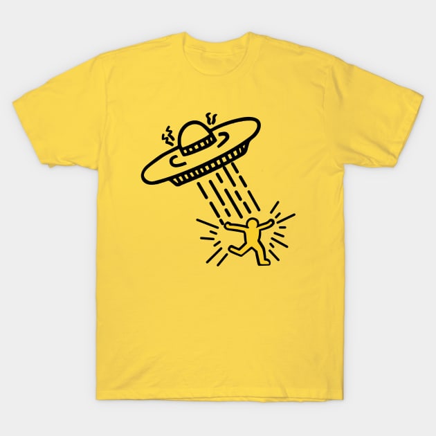 Vintage Keith Haring T-shirt | UFO Alien Workshop T-Shirt by Super Legend